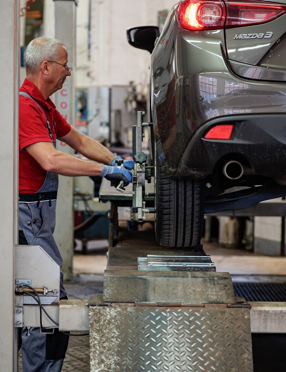 Jens Wulff in Werkstatt